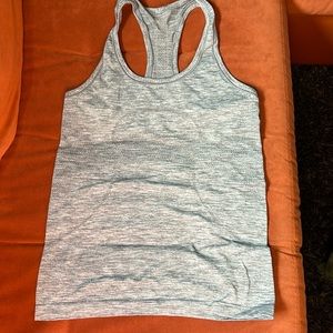 Lululemon Swiftly Tech Racerback- Heathered Light Grey